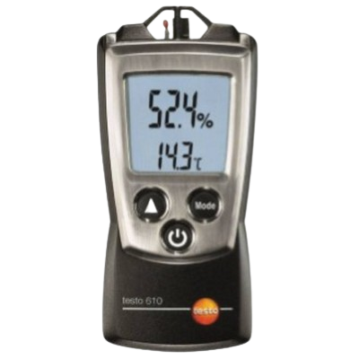 Pára-és hőmérsékletmérő műszer 610 TESTO